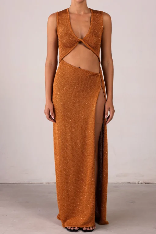 SAME Cut Out Twist Dress- Dresses