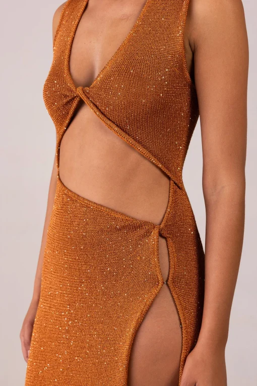 SAME Cut Out Twist Dress- Dresses