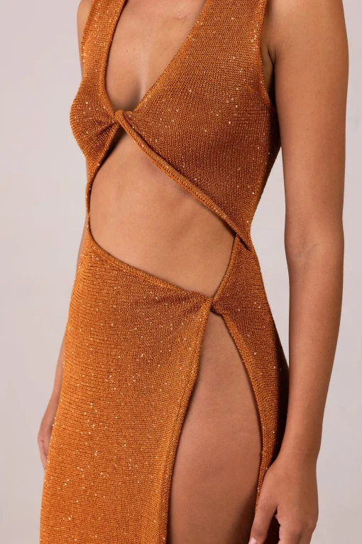 SAME Cut Out Twist Dress- Dresses