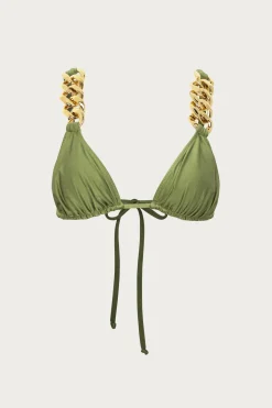 SAME Gold Chain Triangle Top- Under $100