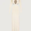 SAME Long Sleeve Cut Out Maxi Dress- Dresses | Bridal