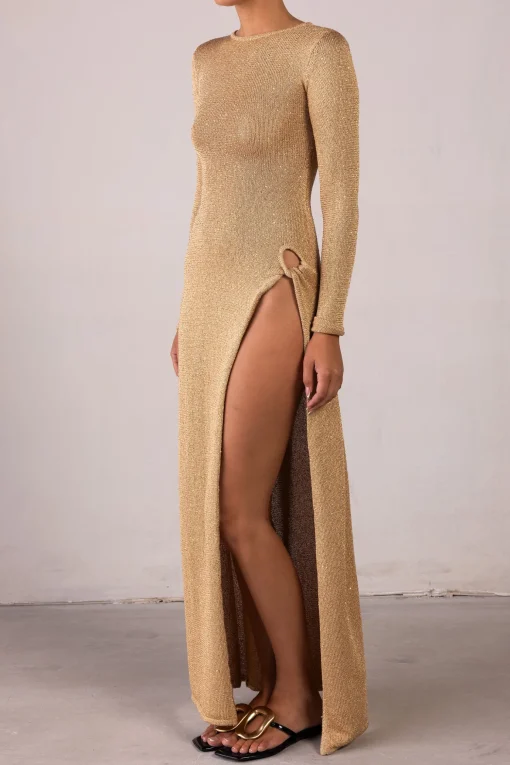 SAME Long Sleeve Twist Dress- Dresses