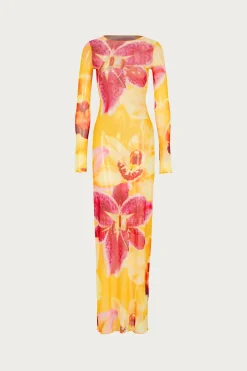 SAME Mesh Maxi Dress- Dresses