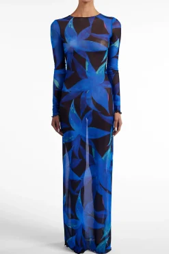 SAME Mesh Maxi Dress- Dresses