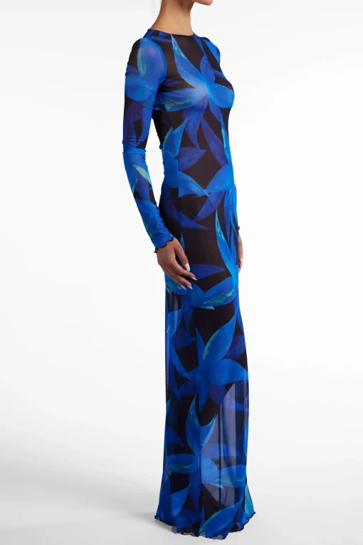 SAME Mesh Maxi Dress- Dresses