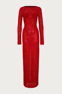 SAME Rosette Crochet Dress- Dresses