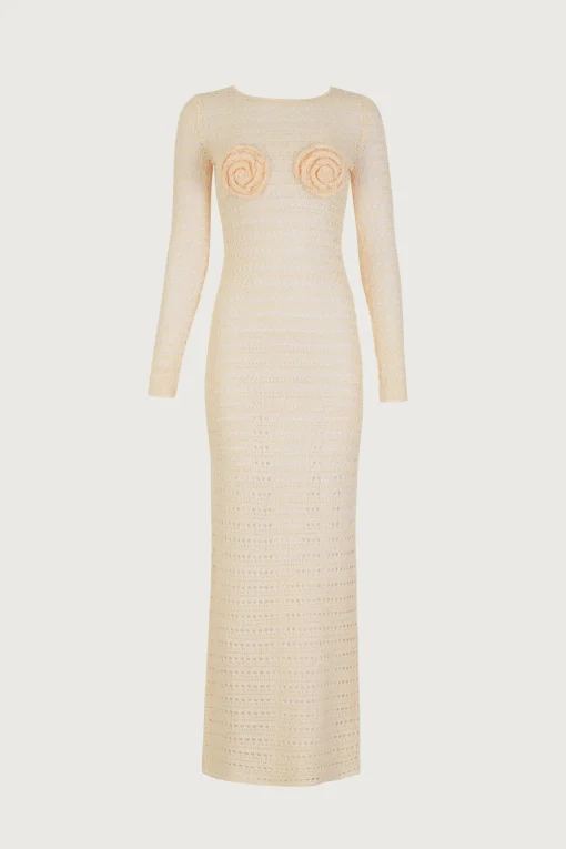 SAME Rosette Crochet Dress- Dresses | Bridal