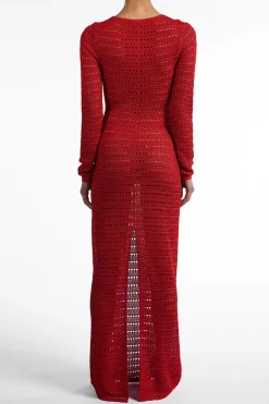 SAME Rosette Crochet Dress- Dresses