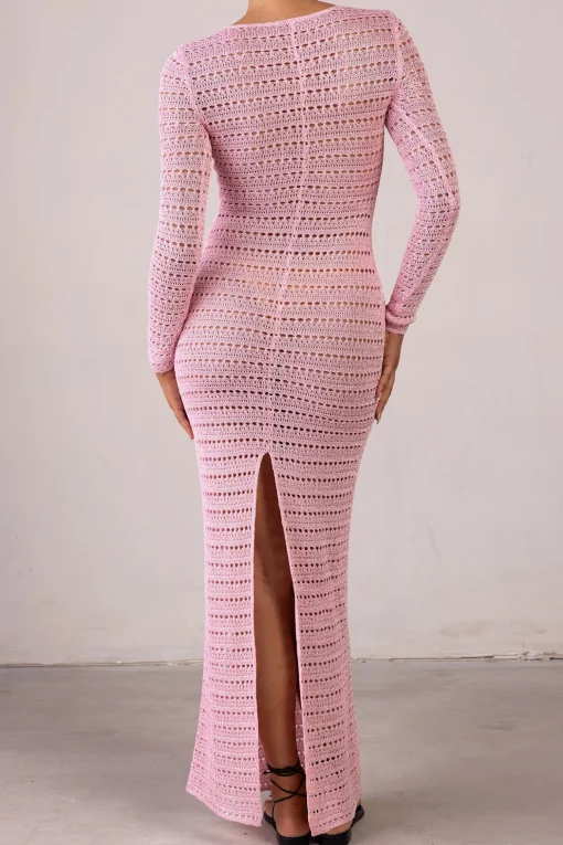 SAME Rosette Crochet Dress- Dresses
