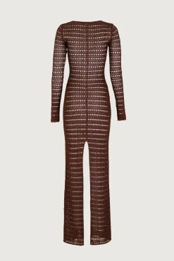SAME Rosette Crochet Dress- Dresses