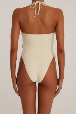 SAME Rosette Cut Out One Piece-Women Bridal | Women