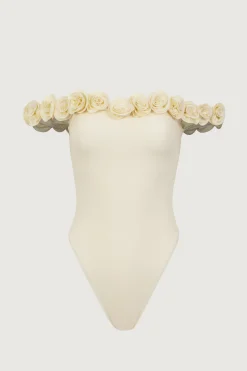 SAME Rosette Off Shoulder One Piece-Women Bridal | Women