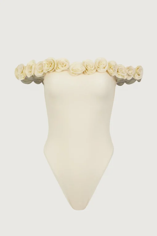 SAME Rosette Off Shoulder One Piece-Women Bridal | Women