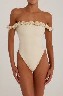 SAME Rosette Off Shoulder One Piece-Women Bridal | Women
