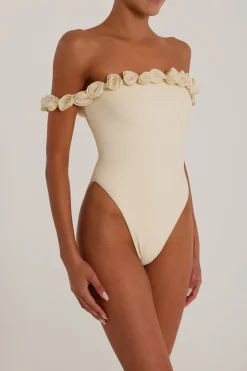SAME Rosette Off Shoulder One Piece-Women Bridal | Women