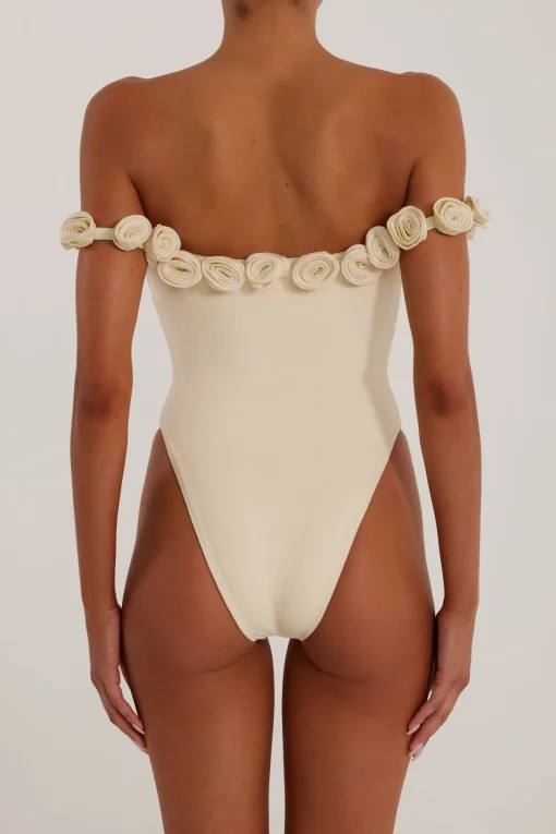 SAME Rosette Off Shoulder One Piece-Women Bridal | Women