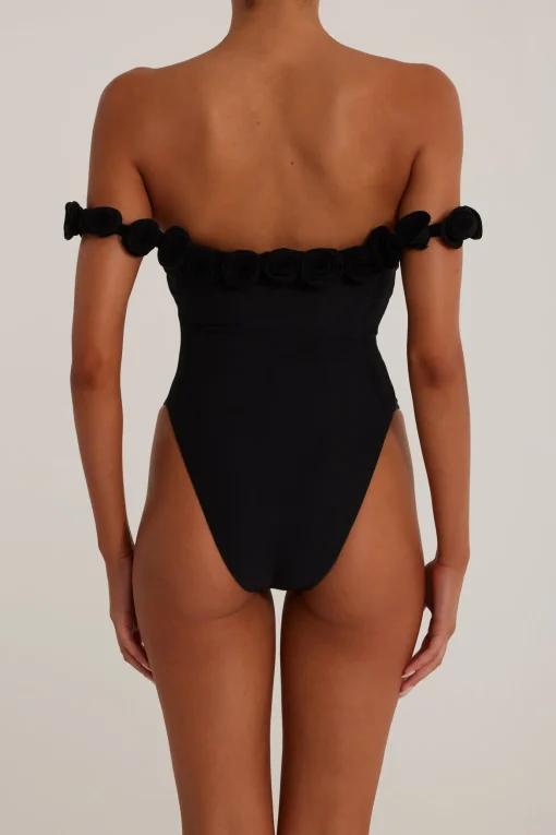 SAME Rosette Off Shoulder One Piece-Women Women