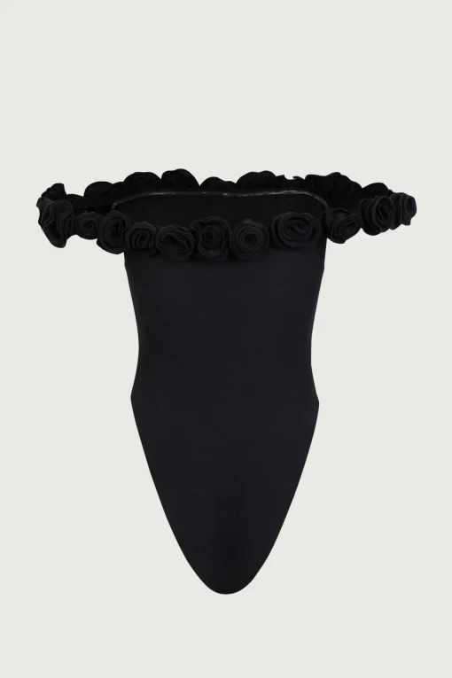 SAME Rosette Off Shoulder One Piece-Women Women