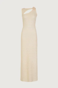 SAME Rosette Sleeveless Crochet Dress- Dresses | Bridal