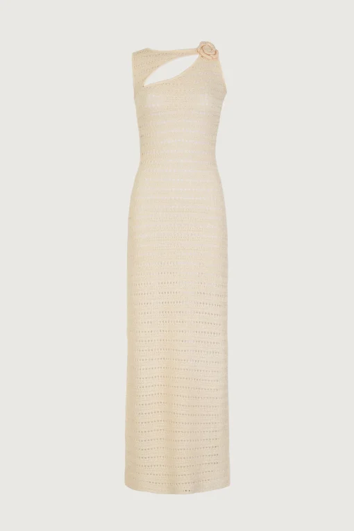 SAME Rosette Sleeveless Crochet Dress- Dresses | Bridal