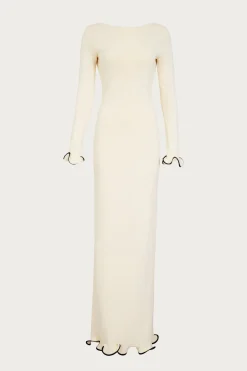 SAME Ruffle Hem Maxi Dress- Dresses | Bridal