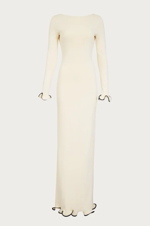 SAME Ruffle Hem Maxi Dress- Dresses | Bridal