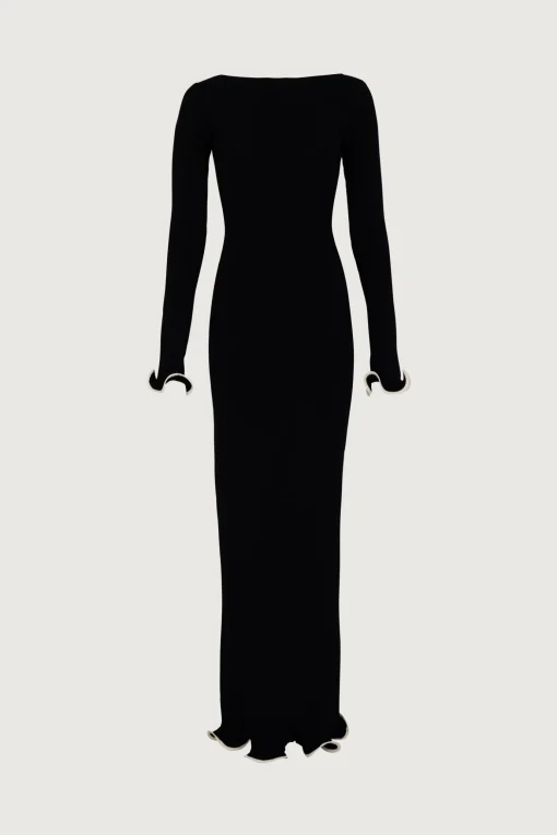 SAME Ruffle Hem Maxi Dress- Dresses