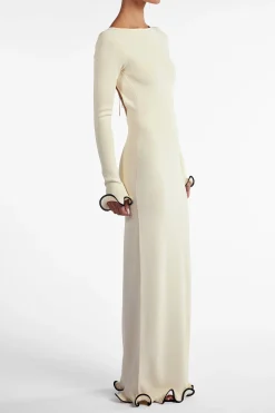 SAME Ruffle Hem Maxi Dress- Dresses | Bridal