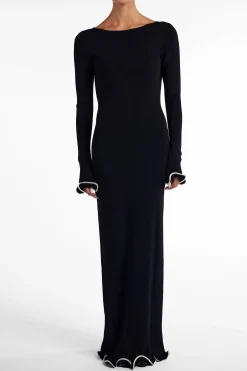SAME Ruffle Hem Maxi Dress- Dresses
