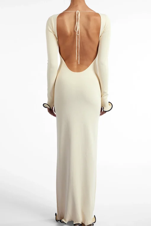 SAME Ruffle Hem Maxi Dress- Dresses | Bridal