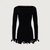 SAME Ruffle Hem Mini Dress- Dresses