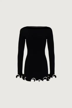 SAME Ruffle Hem Mini Dress- Dresses