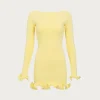 SAME Ruffle Hem Mini Dress- Dresses