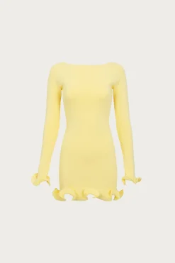 SAME Ruffle Hem Mini Dress- Dresses
