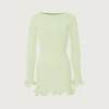 SAME Ruffle Hem Mini Dress- Dresses