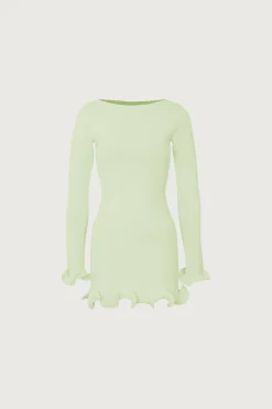 SAME Ruffle Hem Mini Dress- Dresses
