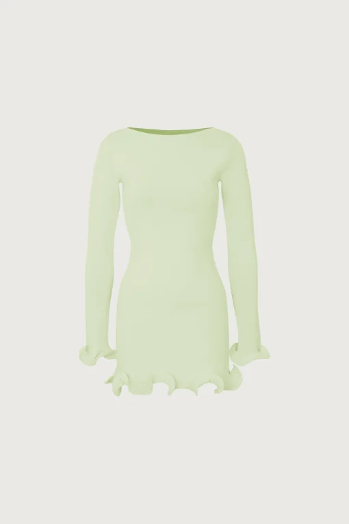 SAME Ruffle Hem Mini Dress- Dresses