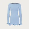 SAME Ruffle Hem Mini Dress- Dresses