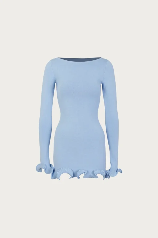 SAME Ruffle Hem Mini Dress- Dresses