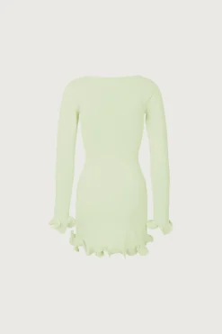 SAME Ruffle Hem Mini Dress- Dresses