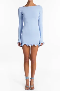 SAME Ruffle Hem Mini Dress- Dresses
