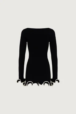 SAME Ruffle Hem Mini Dress- Dresses