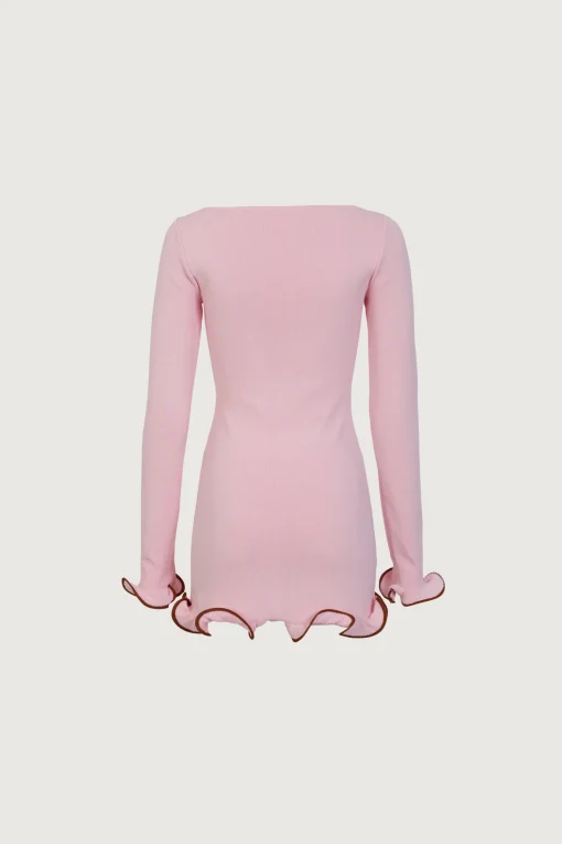 SAME Ruffle Hem Mini Dress- Dresses