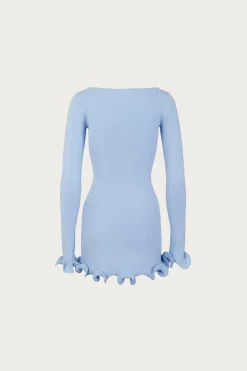 SAME Ruffle Hem Mini Dress- Dresses
