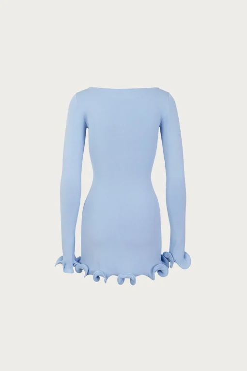 SAME Ruffle Hem Mini Dress- Dresses