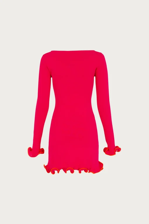 SAME Ruffle Hem Mini Dress- Dresses