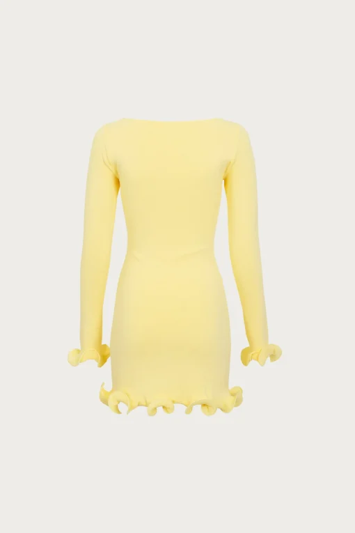 SAME Ruffle Hem Mini Dress- Dresses
