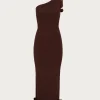 SAME Ruffle Hem One Shoulder Dress- Dresses