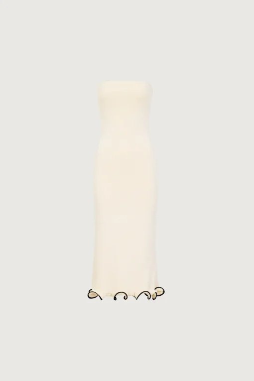 SAME Ruffle Hem Strapless Dress- Dresses | Bridal