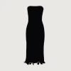 SAME Ruffle Hem Strapless Dress- Dresses